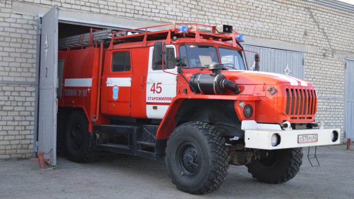 пожарная машина Старожилово