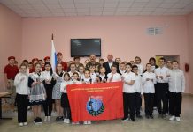 В Хрущёвской школе Старожиловского района приняли в ряды Юнармии 41-го ученика