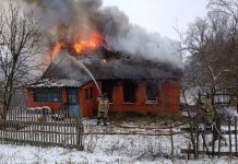 В старожиловской деревне Акулово горел жилой дом