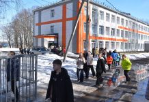 В Хрущевской школе провели пожарно-тактические учения