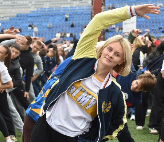 В Рязани прошла «Зарядка с чемпионом»